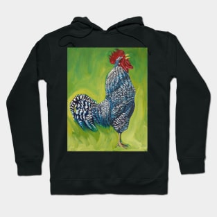 Rocky the Barred Rock Rooster Hoodie